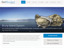 Tablet Screenshot of getshucked.com.au